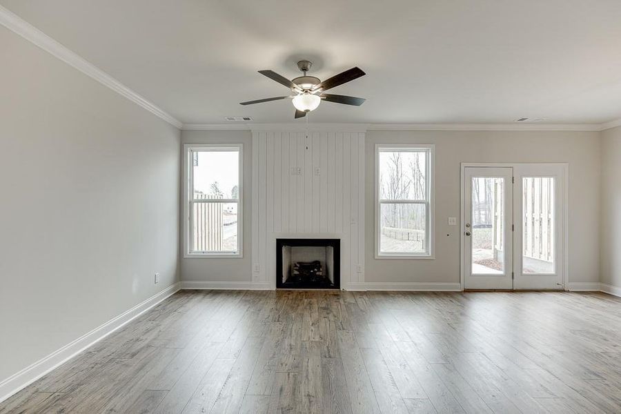 Spacious, unfurnished interior of a new home in , Sugar Hill (Image 31).
