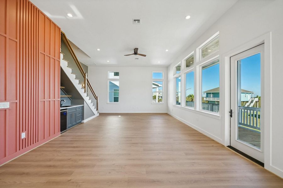 View from dining room