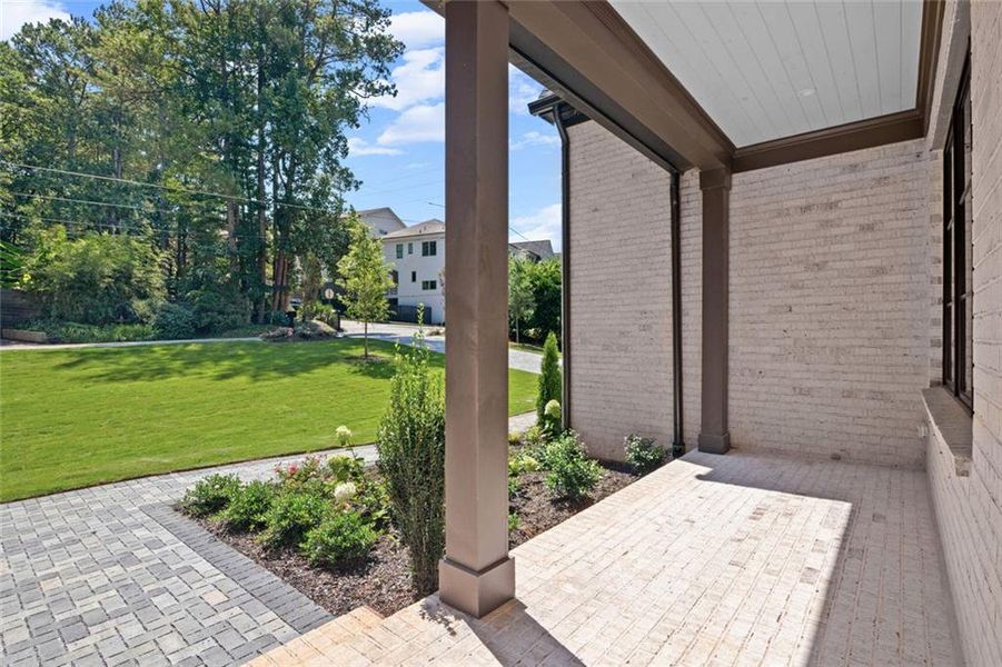 Exterior details and patio area of a home in , Atlanta (Image 37). Exterior details and patio area of a home in , Atlanta (Image 37).