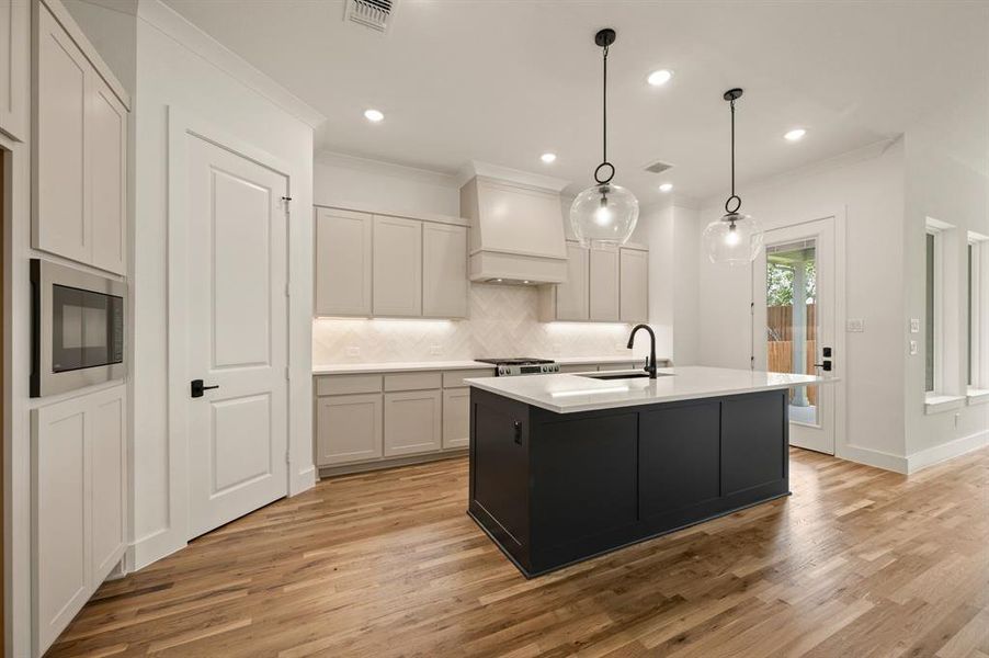 Furnished interior view inside a new home in , Aledo (Image 8). Furnished interior view inside a new home in , Aledo (Image 8).