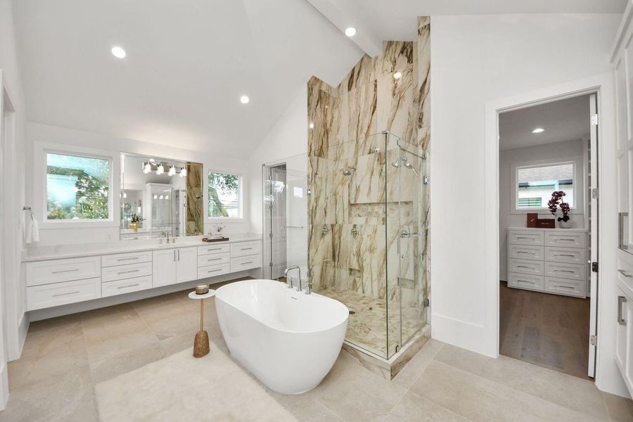 Furnished interior view inside a new home in , Houston (Image 45).