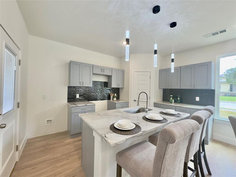 Furnished interior view inside a new home in , Dallas (Image 5). Furnished interior view inside a new home in , Dallas (Image 5).