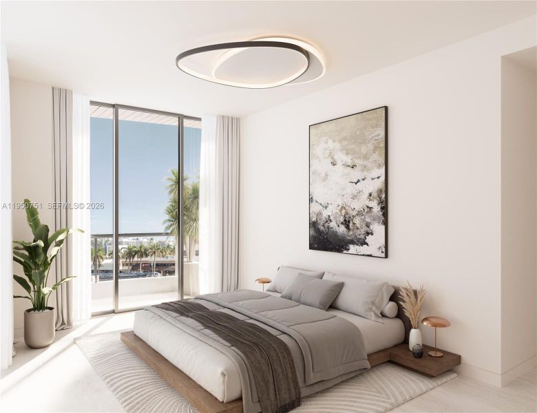 Furnished interior view inside a new home in , Bay Harbor Islands (Image 5).