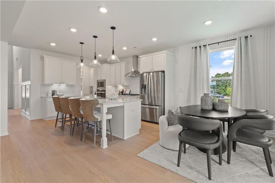 Furnished interior view inside a new home in Westwind Estates, Hampton (Image 49).