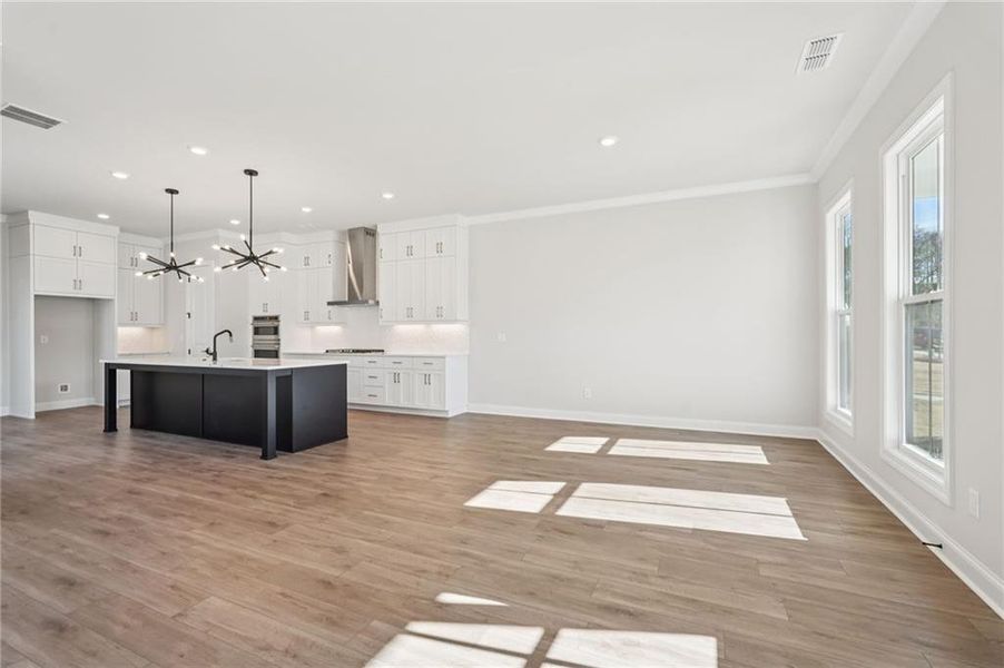 Spacious, unfurnished interior of a new home in Promenade at Sawnee Village, Cumming (Image 32).