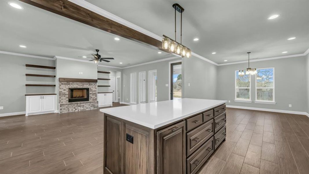 Furnished interior view inside a new home in Monarch Manor, Poolville (Image 10).