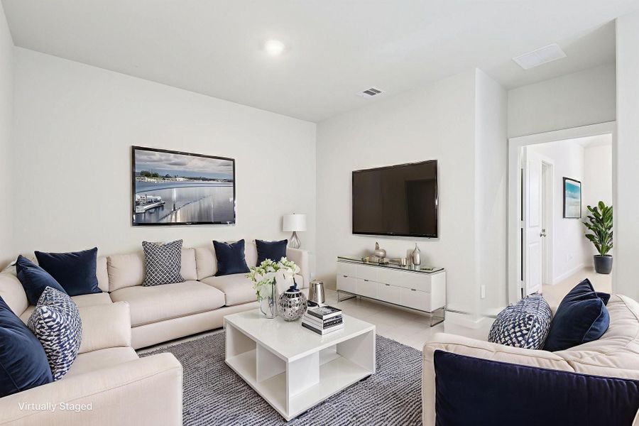 Furnished interior view inside a new home in , Kemah (Image 11).