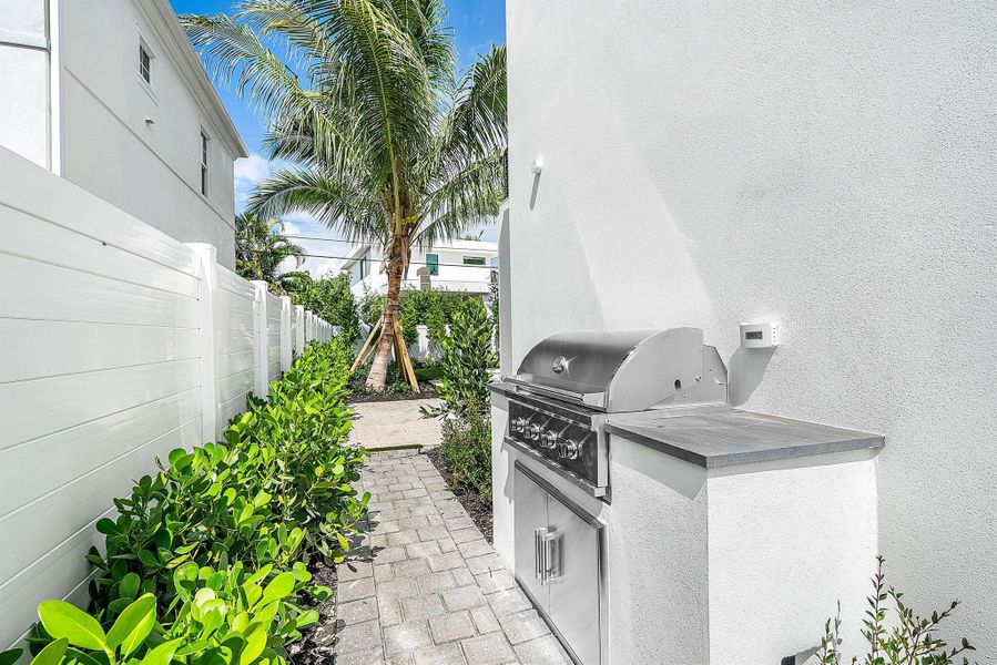 Exterior details and patio area of a home in , Delray Beach (Image 38). Exterior details and patio area of a home in , Delray Beach (Image 38).