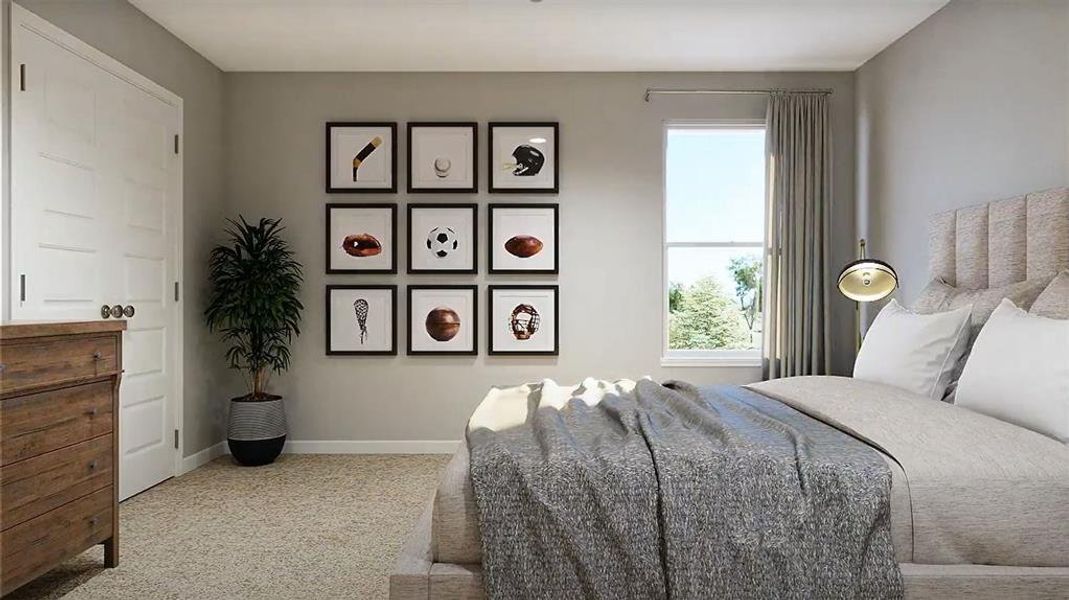 Furnished interior view inside a new home in Deer Creek, Fort Worth (Image 16).