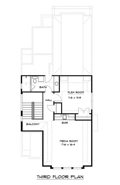 2D floor plan layout of this home in , Charlotte, NC (Image 4).
