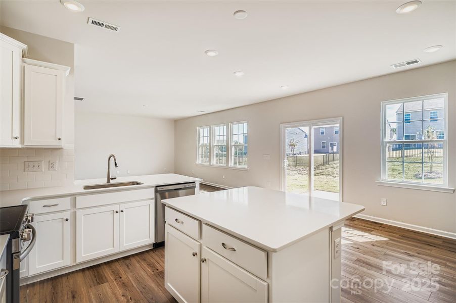 Furnished interior view inside a new home in Shannon Woods: Walk & Enclave, Maiden (Image 6).