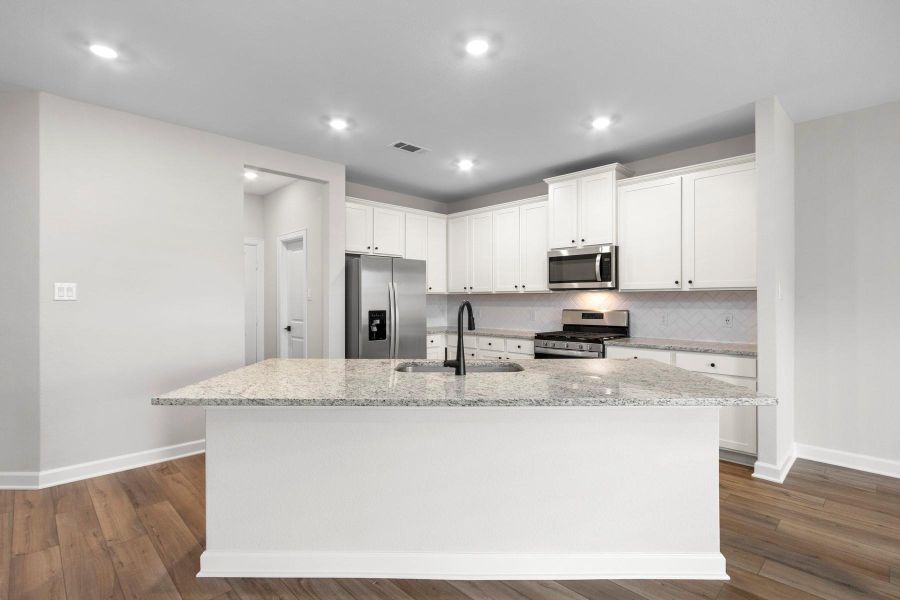 Furnished interior view inside a new home in Emberly, Beasley (Image 5).