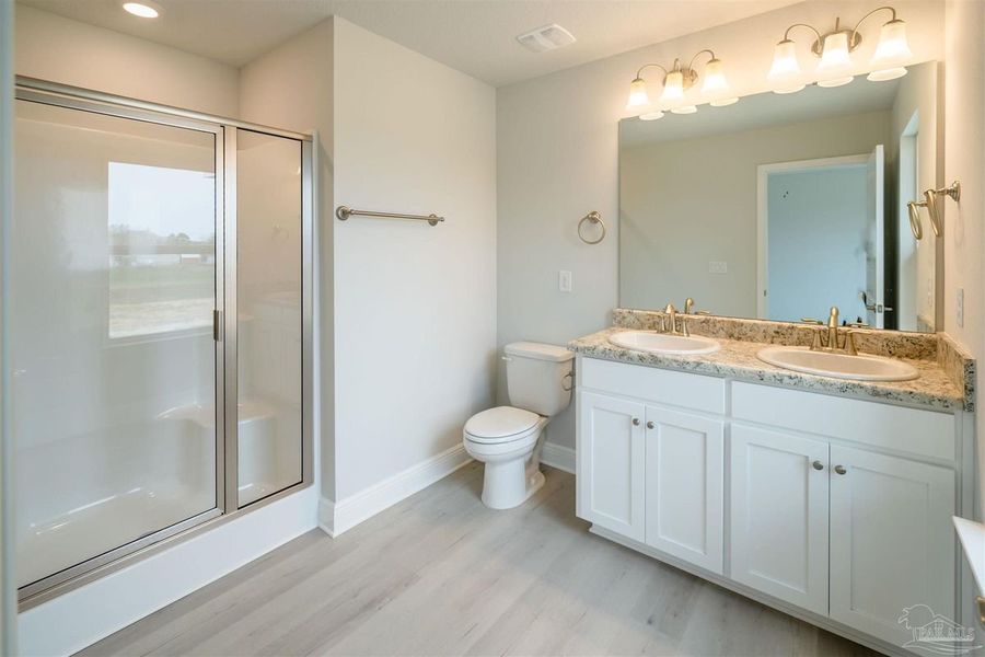 Furnished interior view inside a new home in Lexlee Estates, Pensacola (Image 7).