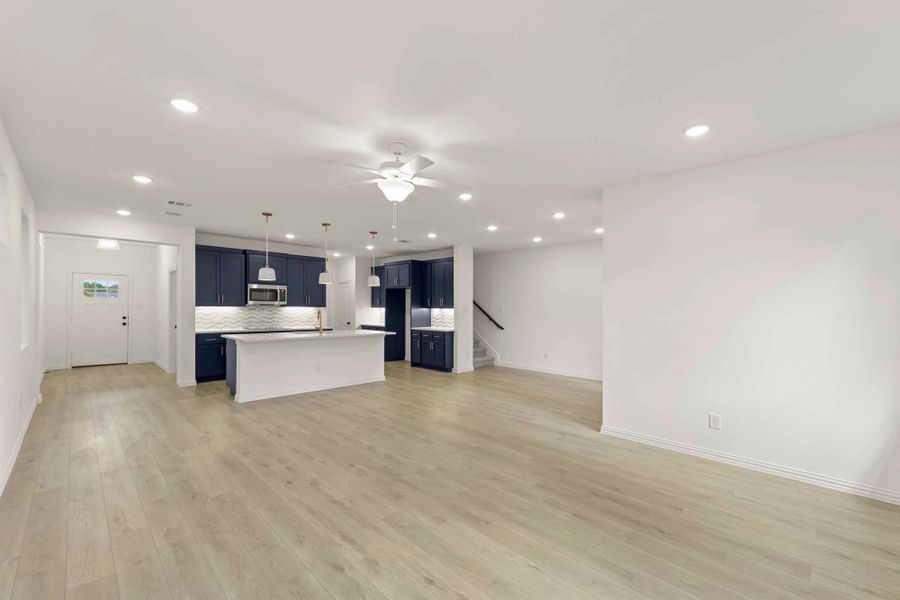 Open Kitchen-Living Room Representative Photo