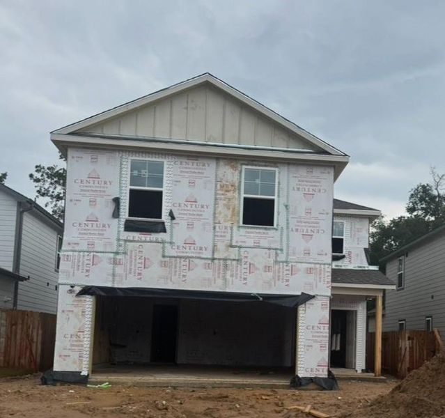 In-progress construction of a new home in Lonestar Collection at Granger Pines, Conroe, TX (Image 19). In-progress construction of a new home in Lonestar Collection at Granger Pines, Conroe, TX (Image 19).