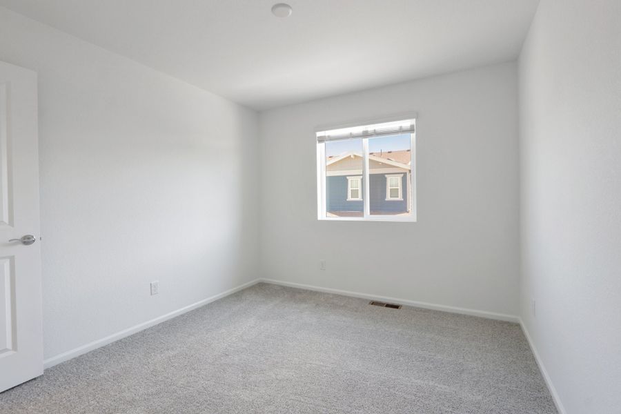 Spacious, unfurnished interior of a new home in Woodrose at Painted Prairie, Aurora (Image 17). Spacious, unfurnished interior of a new home in Woodrose at Painted Prairie, Aurora (Image 17).