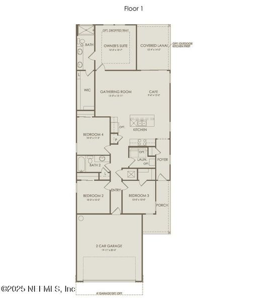 2D floor plan layout of this home in The Preserve at Bannon Lakes, St. Augustine, FL (Image 3). 2D floor plan layout of this home in The Preserve at Bannon Lakes, St. Augustine, FL (Image 3).