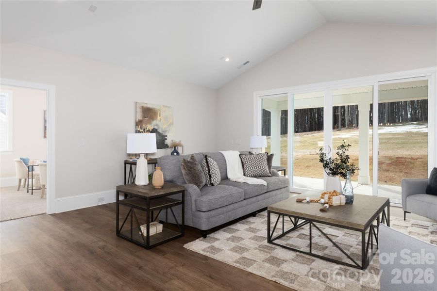 Furnished interior view inside a new home in , Sherrills Ford (Image 11).