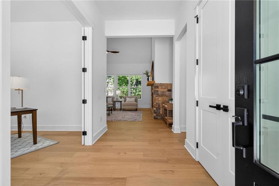 Furnished interior view inside a new home in , Cumming (Image 15).