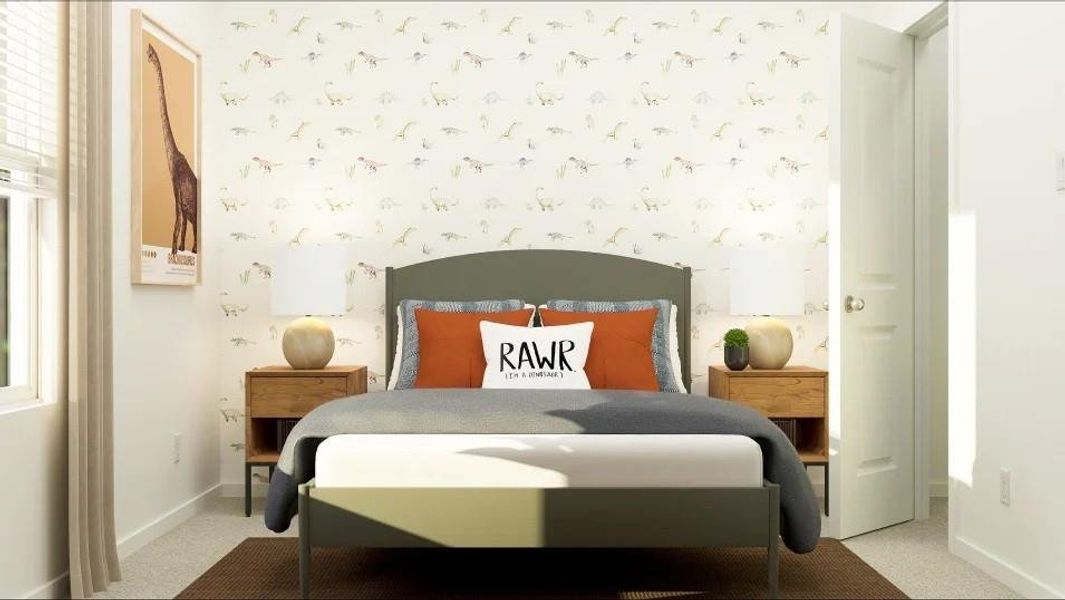 Furnished interior view inside a new home in Moore Landing, Magnolia (Image 9).