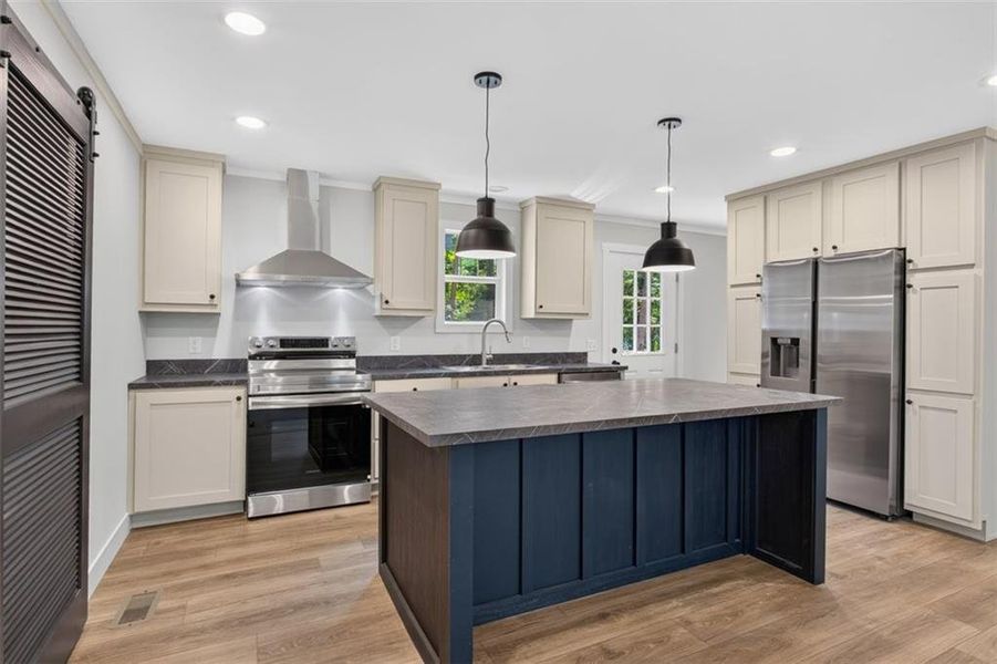 Furnished interior view inside a new home in , Canton (Image 14).