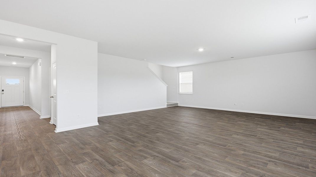 Representative unfurnished interior of a home built from the Hanover by D.R. Horton in The Ranch, Holly Hill (Image 15).