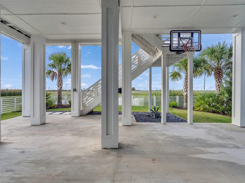 Resting on solid cement stilts, this home offers a flexible outdoor area ready for every adventure. Lounge, play, entertain, or create—the possibilities are endless, making safety, fun, and the joy of beachside living part of your everyday routine. Resting on solid cement stilts, this home offers a flexible outdoor area ready for every adventure. Lounge, play, entertain, or create—the possibilities are endless, making safety, fun, and the joy of beachside living part of your everyday routine.