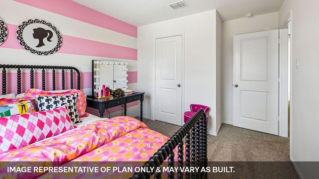 Furnished interior view inside a new home in Valverde, Bastrop (Image 17).
