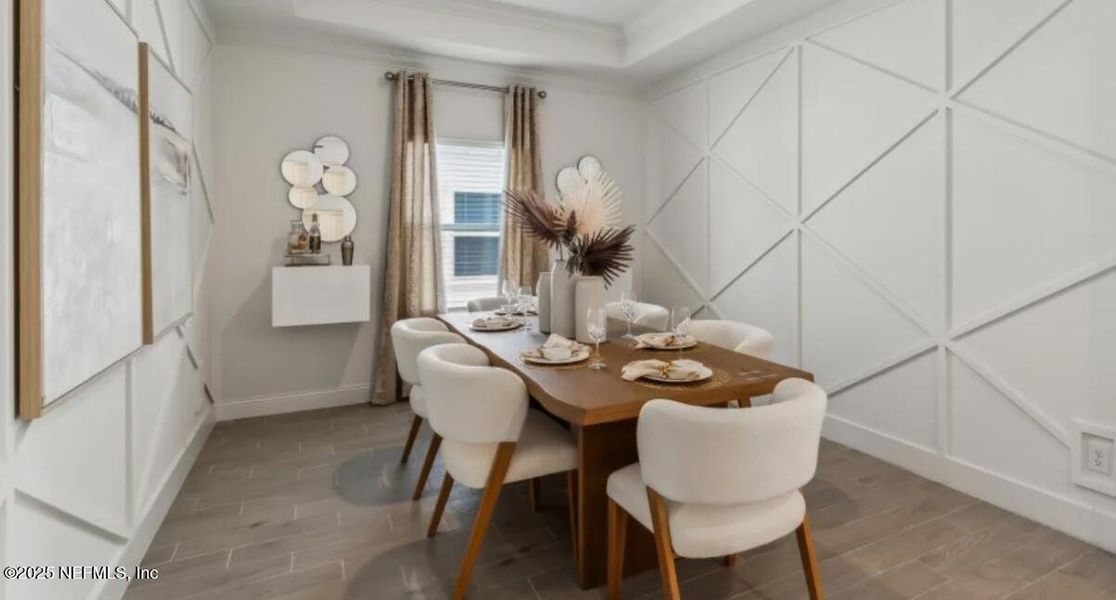 Furnished interior view inside a new home in , St. Augustine (Image 7).