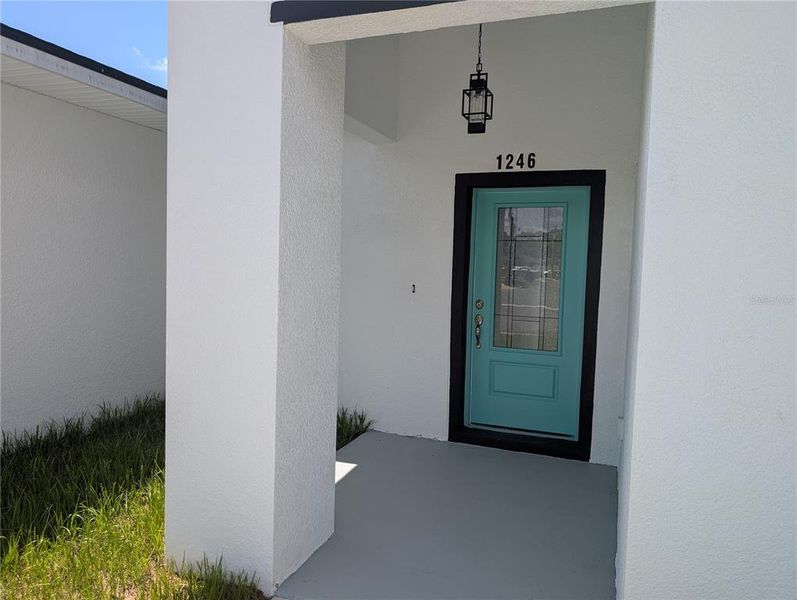 Exterior details and patio area of a home in , Lakeland (Image 3). Exterior details and patio area of a home in , Lakeland (Image 3).