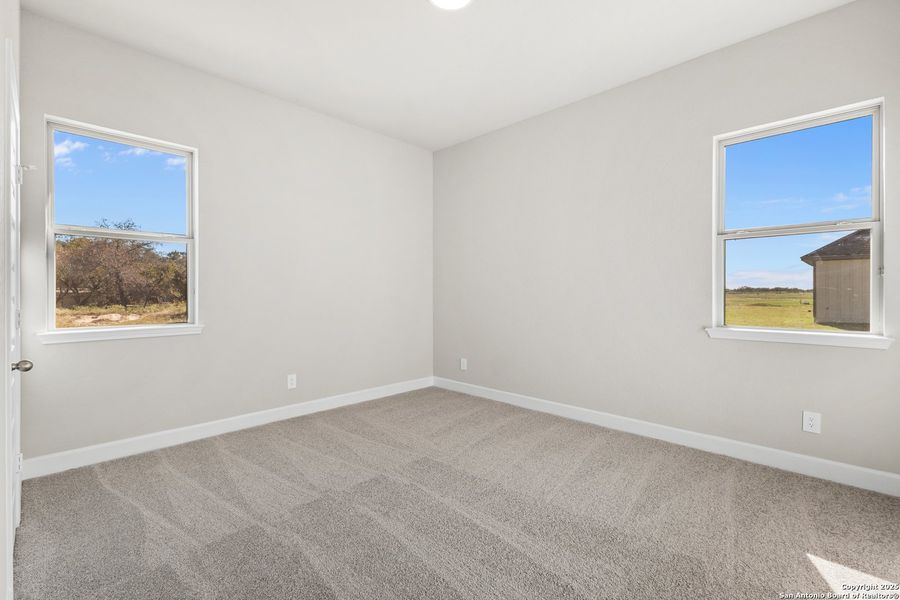 Spacious, unfurnished interior of a new home in Pradera Ridge, Floresville (Image 18). Spacious, unfurnished interior of a new home in Pradera Ridge, Floresville (Image 18).