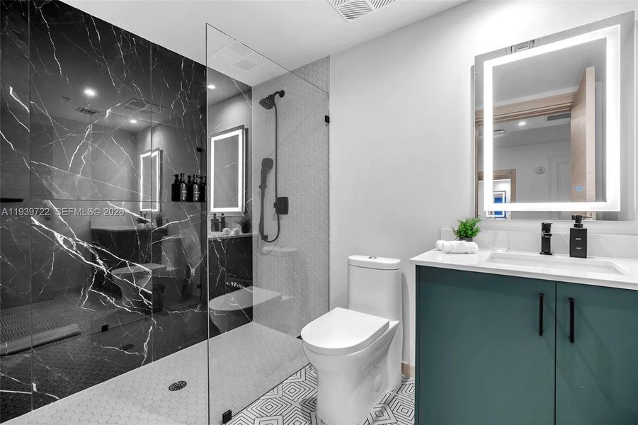 Furnished interior view inside a new home in , Coral Gables (Image 5).