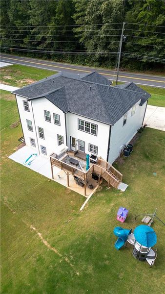 Exterior details and patio area of a home in , Snellville (Image 31). Exterior details and patio area of a home in , Snellville (Image 31).