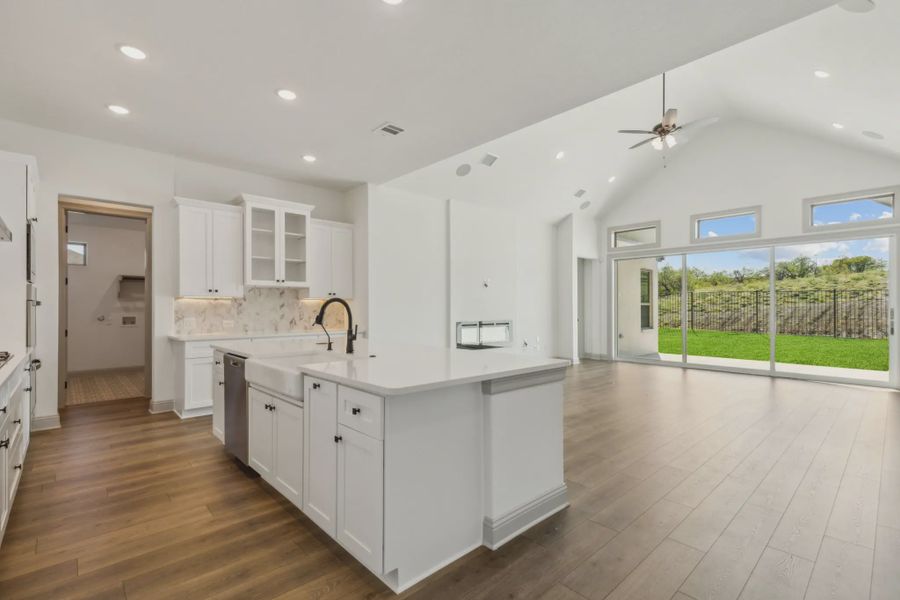 Representative furnished interior of a home built from the Alpine by Chesmar Homes in Westside Preserve, Midlothian (Image 4).