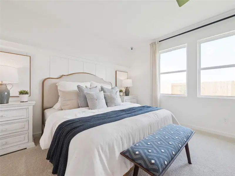 Spacious primary suite (*Photo not of actual home and used for illustration purposes only.)