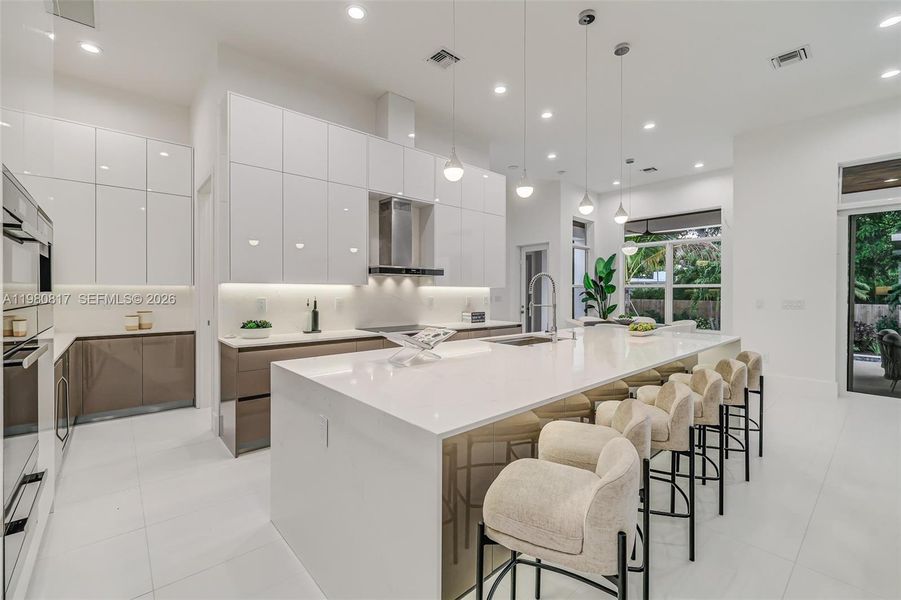 Furnished interior view inside a new home in , Biscayne Park (Image 39).