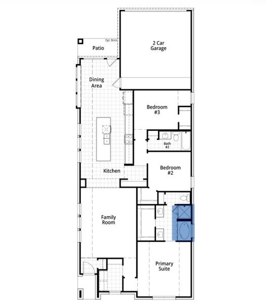 2D floor plan layout for the Dawson Plan by Highland Homes in The Parks at Wilson Creek: 40ft. lots, Celina, TX (Image 5). 2D floor plan layout for the Dawson Plan by Highland Homes in The Parks at Wilson Creek: 40ft. lots, Celina, TX (Image 5).
