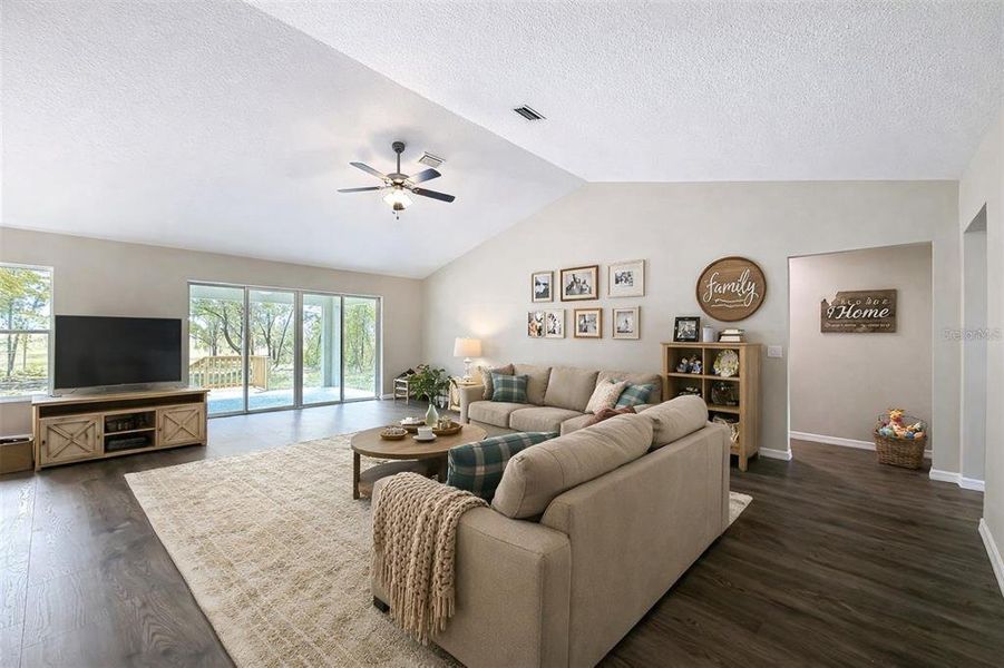 Furnished interior view inside a new home in , Dunnellon (Image 4).