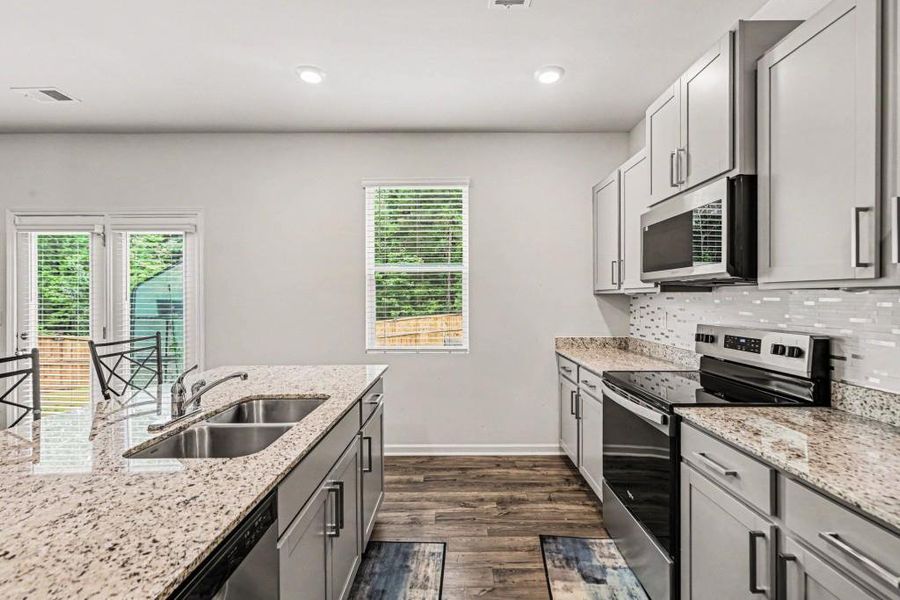 Furnished interior view inside a new home in , Fairburn (Image 16).