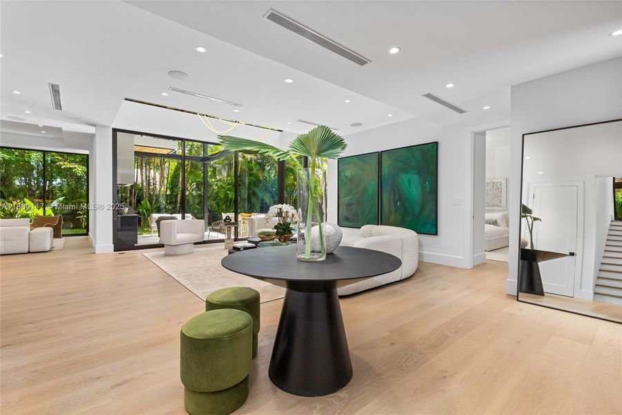 Furnished interior view inside a new home in , Miami (Image 29).