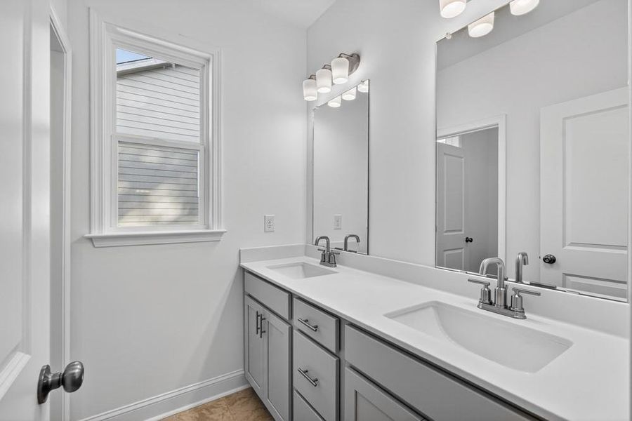 Furnished interior view inside a new home in Bailey Fence, Dacula (Image 17).