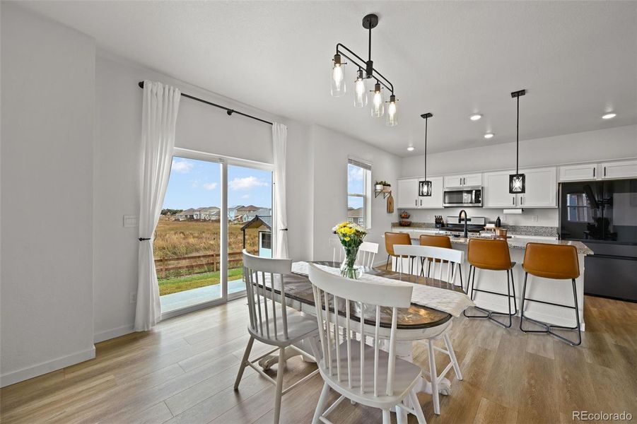 Dining Area view to Kitchen