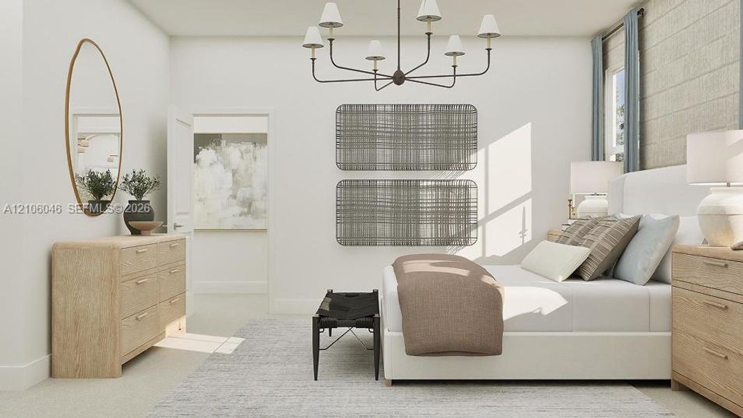 Furnished interior view inside a new home in Sunstone, Homestead (Image 6).