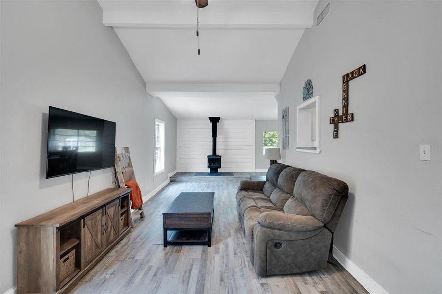 Furnished interior view inside a new home in , Cleburne (Image 3).