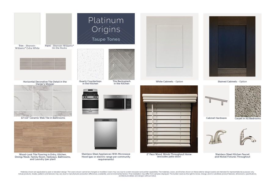 Platinum Origins Package - Taupe Tones Platinum Origins Package - Taupe Tones