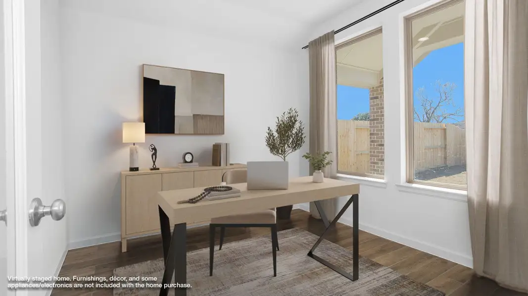 Furnished interior view inside a new home in Candela South, Richmond (Image 8).