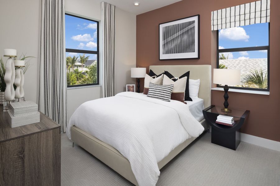 Representative furnished interior of a home built from the Gloriosa by Mattamy Homes in Newfield - Rosette Park, Palm City (Image 10).