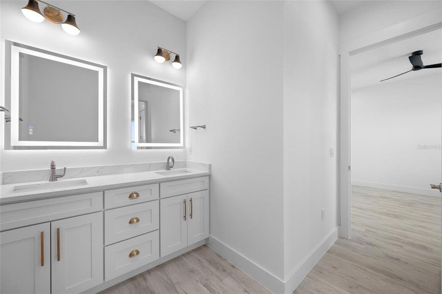 Furnished interior view inside a new home in , Treasure Island (Image 40).