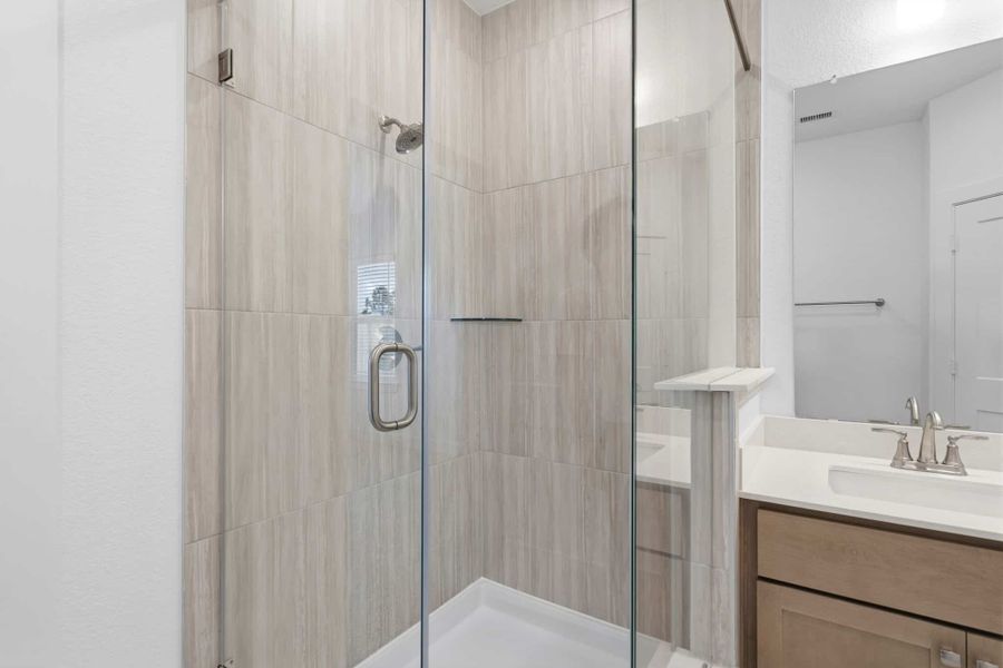 Furnished interior view inside a new home in Meridiana, Manvel (Image 11).