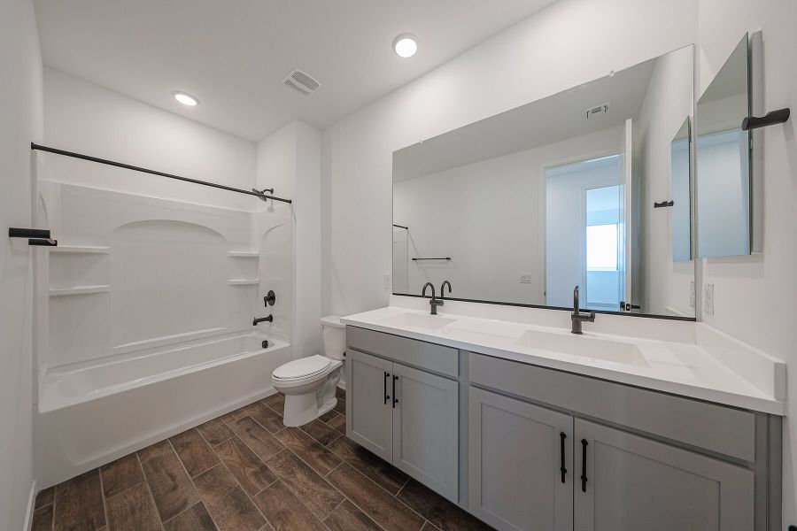 Furnished interior view inside a new home in Pinnacle at San Tan Heights, San Tan Valley (Image 7).